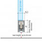 Automatická těsnící lišta Planet KG-U, 48 dB, standardní