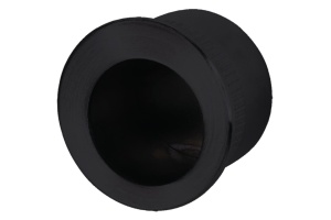 Hranový úchop pro posuvné dveře, Černá matná