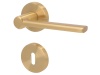 Süd-Metall Südmetall Elio-R, mosaz satin, TopSpeed Obyčejný klíč, Objektové dveře, klika / klika