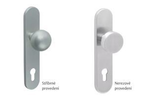 Vnější štít s koulí k panikové hrazdě GLOBAL