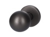 Süd-Metall Dveřní koule Südmetall, pevná, kulatá, jednostranná montáž, více povrchů Černá ocel