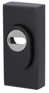 Ochranná rozeta Südmetall rectangle PZ, černá struktura