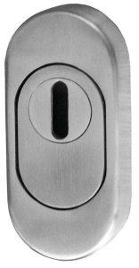 Ochranná rozeta Südmetall oval ZA, černá/antracit