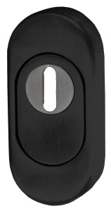 Ochranná rozeta Südmetall oval ZA, černá/antracit