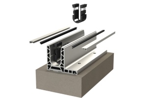 SABCO Profil 7018L - kotvící profil 10 kN pro skleněné zábradlí