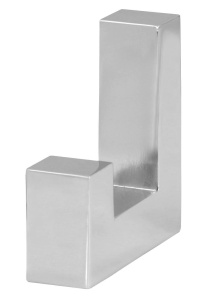 Věšák na oděvy Südmetall hranatý černá/stříbrná