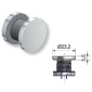 Bodový úchyt pro sklo, nerez A2, průměr 22 mm