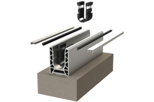 SABCO Profil 7018 - kotvící profil 10 kN pro skleněné zábradlí