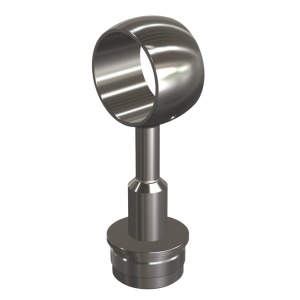 Držák na zábradlí kroužkový, nerez