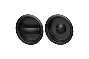 Mušle pro posuvné dveře se zamykáním, Černá matná