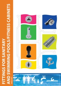 Kabinové kování pro sanitární příčky