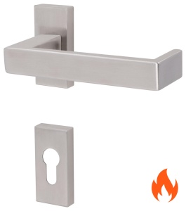 Klika s úzkou rozetou Südmetall Matteo II-R, paniková