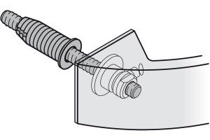 Skryté upevnění madla 05 0587 00335