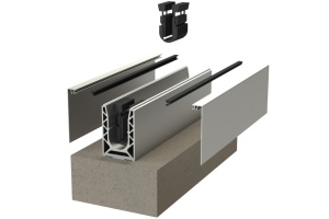 SABCO Profil 7019 - kotvící profil 10 kN pro skleněné zábradlí