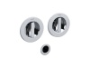 OLIVARI Mušle pro posuvné dveře Olivari Dante Chrom leštěný