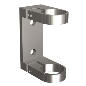 Rovné upevnění k trubce zábradlí 42,4 mm, nerez