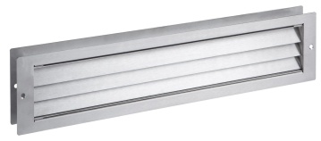 Südmetall Větrací mřížka nerez pro koupelnové dveře