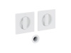 OLIVARI Mušle pro posuvné dveře Olivari Giotto Q Bílá matná