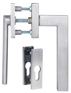 Klika na balkónové dveře, oboustranná Südmetall Galina II Square s nízkou klikou