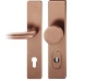 FSB FSB 73 7376 bezpečnostní kování, klika/koule, 4. bezp. třída Bronz masivní s patinou, 92 mm, Se štítkem