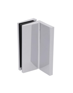 Držák skleněné zástěny rohový Aquaglide, zeď/sklo, 90°, chrom