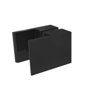 Úchytka pro skleněné sprchové dveře, černá/bílá/chrom