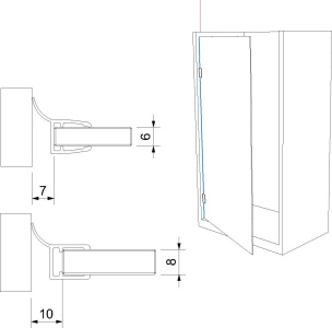 Těsnící profil pro sklo č. 8