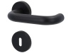 Süd-Metall Südmetall Paula II-R, černá struktura, TopSpeed, paniková klika Obyčejný klíč, klika / klika