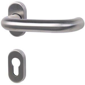 Klika s úzkou rozetou na branky, Paula, nerez