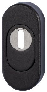 Ochranná rozeta Südmetall oval ZA, černá/antracit