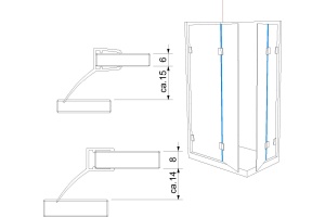 Těsnící profil pro sklo č. 6