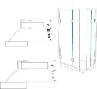 Těsnící profil pro sklo č. 6