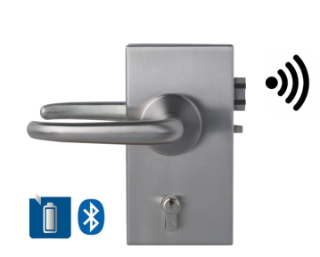 ÜLOCK-B glass BL- elektromechanický zámek pro skleněné dveře