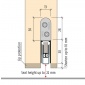 Automatická těsnící lišta Planet HS RD, 48 dB, standardní