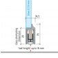 Automatická těsnící lišta Planet KG-D8/D10, 48 dB, protipožární