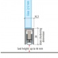 Automatická těsnící lišta Planet KG-U, 48 dB, standardní