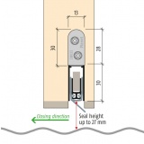 Automatická těsnící lišta Planet RH RD, 44 dB, standardní