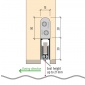Automatická těsnící lišta Planet RH RD, 44 dB, standardní