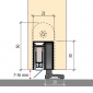 Automatická těsnící lišta Planet SN pro posuvné dveře