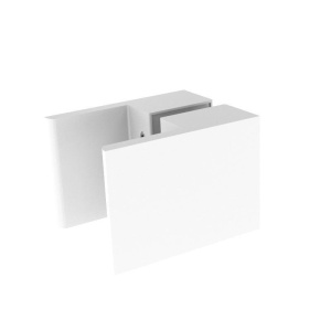 Úchytka pro skleněné sprchové dveře, černá/bílá/chrom