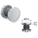 Bodový úchyt pro sklo, nerez A2, průměr 22 mm
