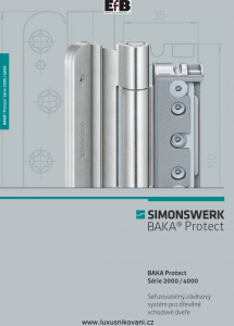 Brožura Simonswerk Baka Protect 200/4000, česky