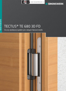 Brožura Simonswerk Tectus TE 680 3D FD, pro vstupní dveře