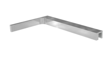 Stabilizační úhel pro sprchové zástěny, více povrchů