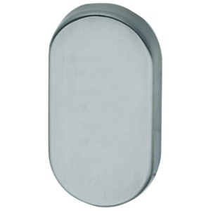 Oválná rozeta zaslepená na branky, nerez