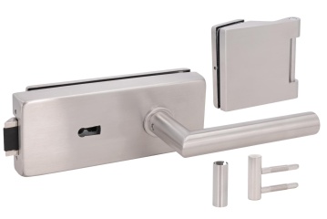 Sada kování pro skleněné dveře Südmetall Siena, nerez