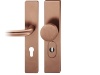 FSB FSB 73 7376 bezpečnostní kování, klika/koule, 4. bezp. třída Bronz masivní s patinou, 72 mm, Se štítkem