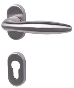 Klika s úzkou rozetou Südmetall Arena-R nerez