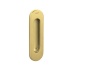 OLIVARI Mušle pro posuvné dveře Olivari Vico, plná Superfinish zlatý satin