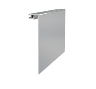 Boční krytka profilu skleněného zábradlí Sadev